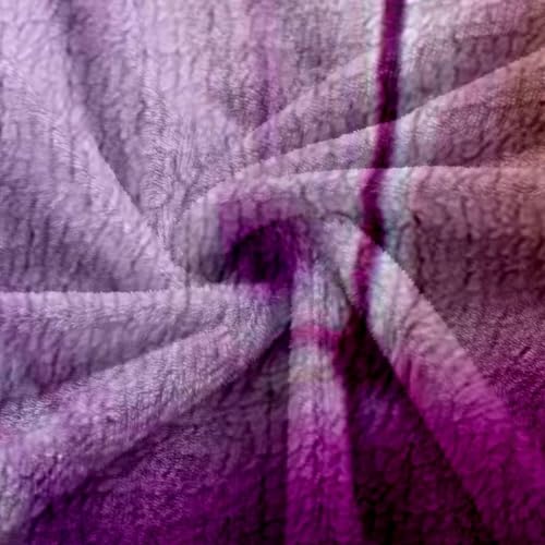 Couverture légère fleurs violettes pour l'histoire du soir - 5