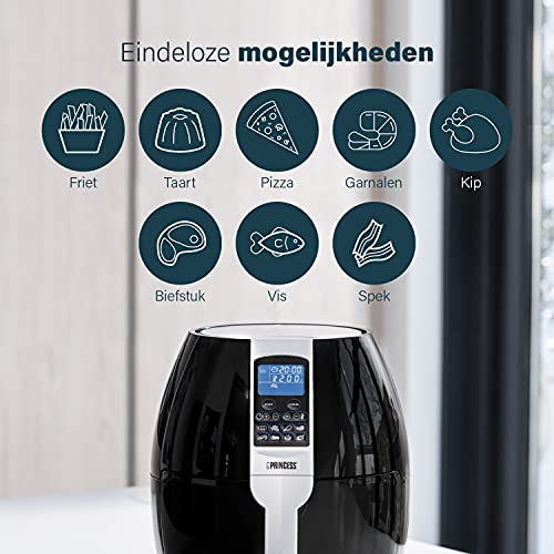 Princess Digitale Airfryer XL 182020 - Inhoud 3.2 liter - Makkelijk schoon te maken – Zwart - Afbeelding 3