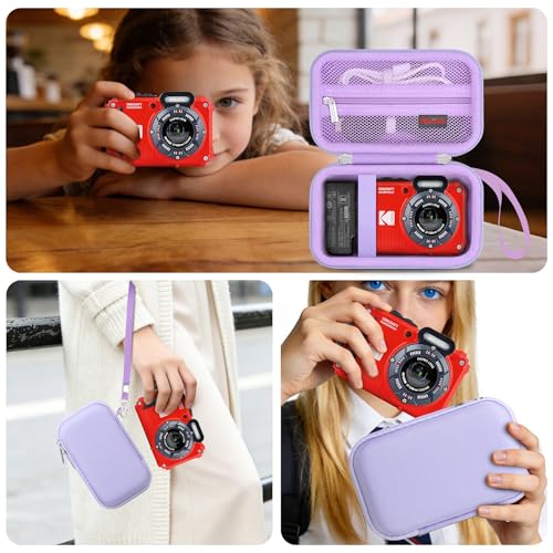 Image of Elonbo Camera Carrying Case for Kodak PIXPRO WPZ2 Waterproof Digital Camera