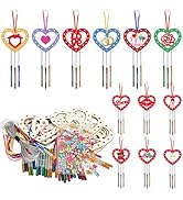 WEDNOK Kit Noël Bricolage Carillon Étoile Carillon à Vent Artisanat