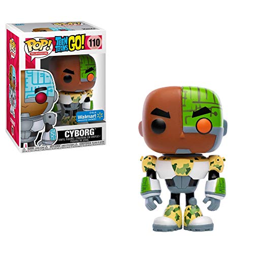 Funko Pop Tv: Teen Titans Go! - Cyborg (Camo) - Walmart Exclusive