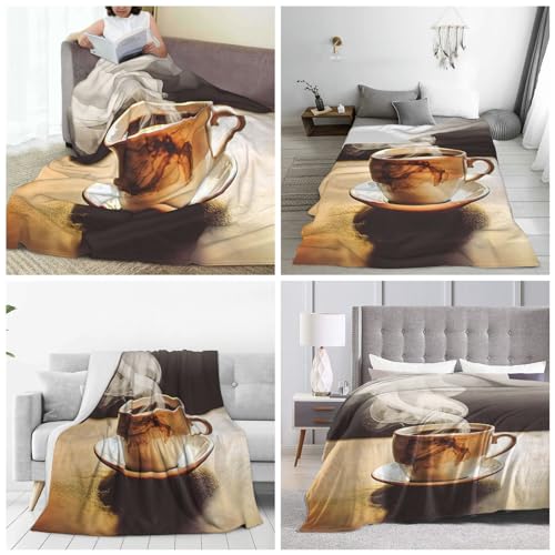 Couverture micro polaire café chaud pour des soirées canapé cocooning et douillettes - 7
