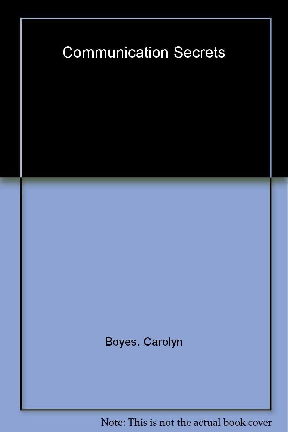 Communication, Business communication and presentation, Paperback, Carolyn Boyes
