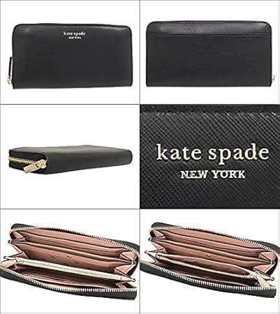 新品 ケイトスペード kate spade 長財布 BIFOLD CONTINENTAL WALLET ブラック/ウォームトープ kate spade NEW YORK - 新品 ケイトスペード kate spade 長財布 BIFOLD