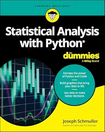 Statistical Analysis with Python For Dummies (For Dummies (Computer/Tech)) book cover