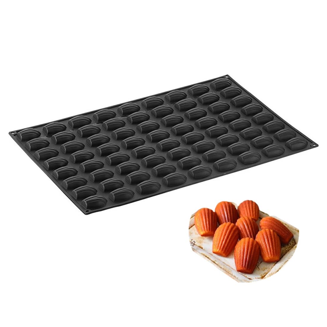 Küchenbackwaren Französische Dessert Madeline Kuchenformen Muschel Kuchenwerkzeuge Schokoladen Silikonform Keksform