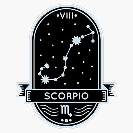 Scorpio Constellation Sticker Bumper Sticker Vinyl Decal 5