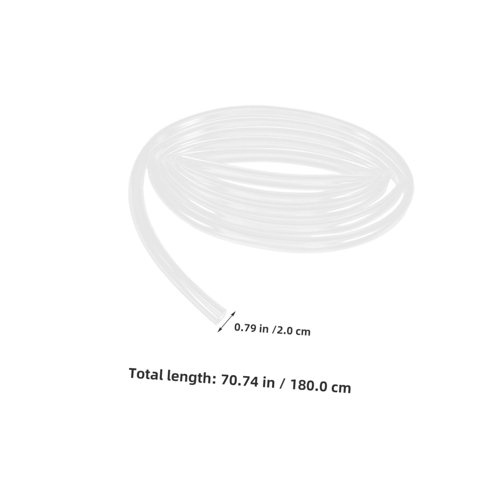 SHINEOFI 2 Set Tubo di scarico del condizionatore d'aria Sostituzione ca pvc Trasparente