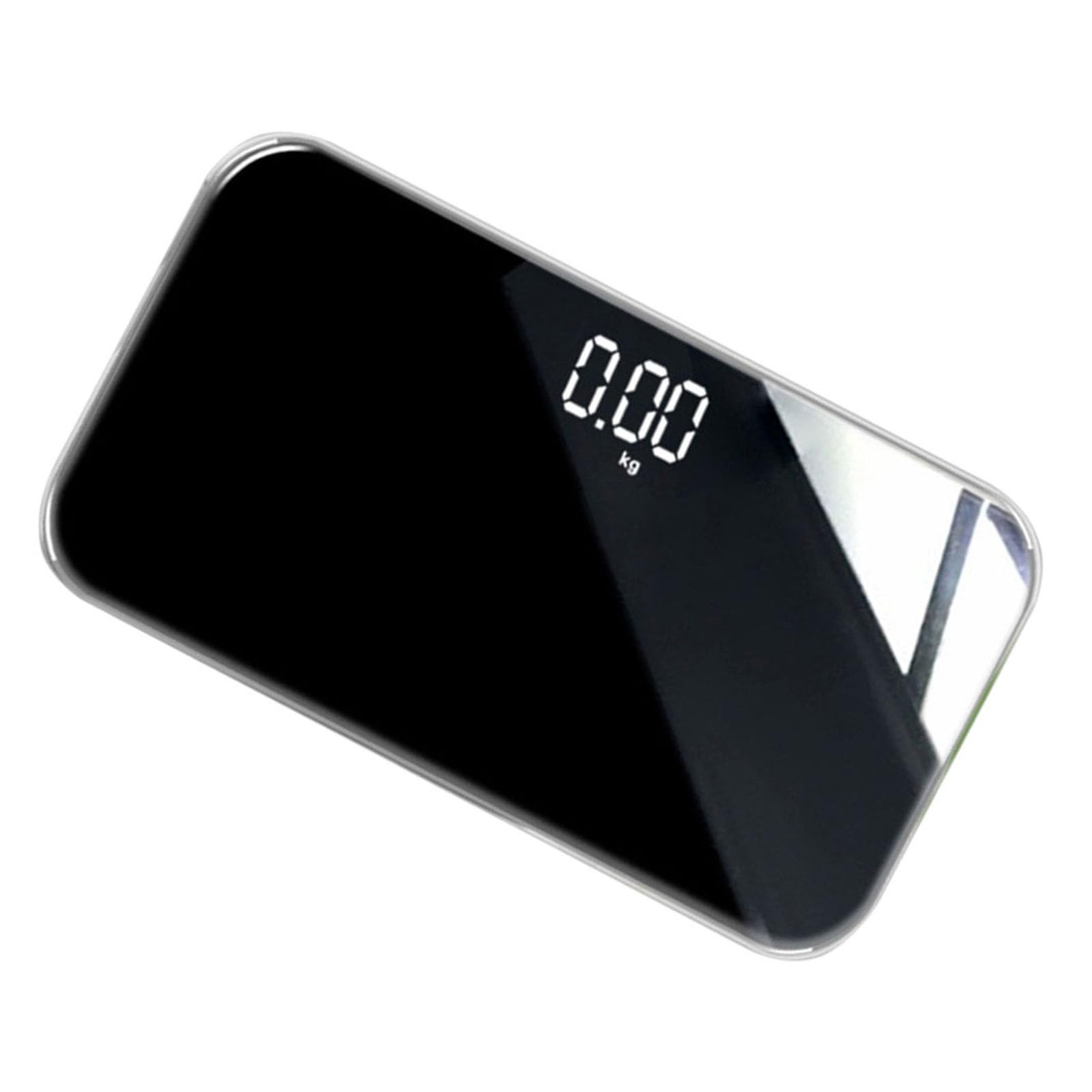 Bilancia Digitale Pesapersone Portatile Display Digitale e Base Antiscivolo, Mini Bilancia da Viaggio Ricaricabile per Controllo Peso Femminile e Fitness a Casa Colore Casuale