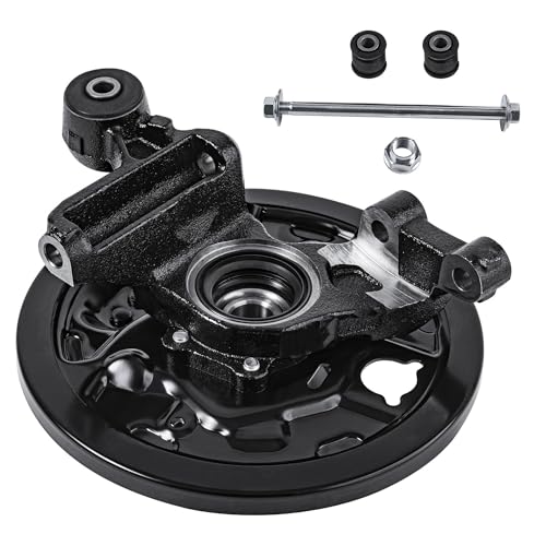 Image of Detroit Axle - Rear 2pc Steering Knuckles for 01-08 Subaru Forester 2001 2002 2003 2004 2005 2006 2007 2008 Steering Knuckles & Wheel Hub Bearing Assembly Replacement