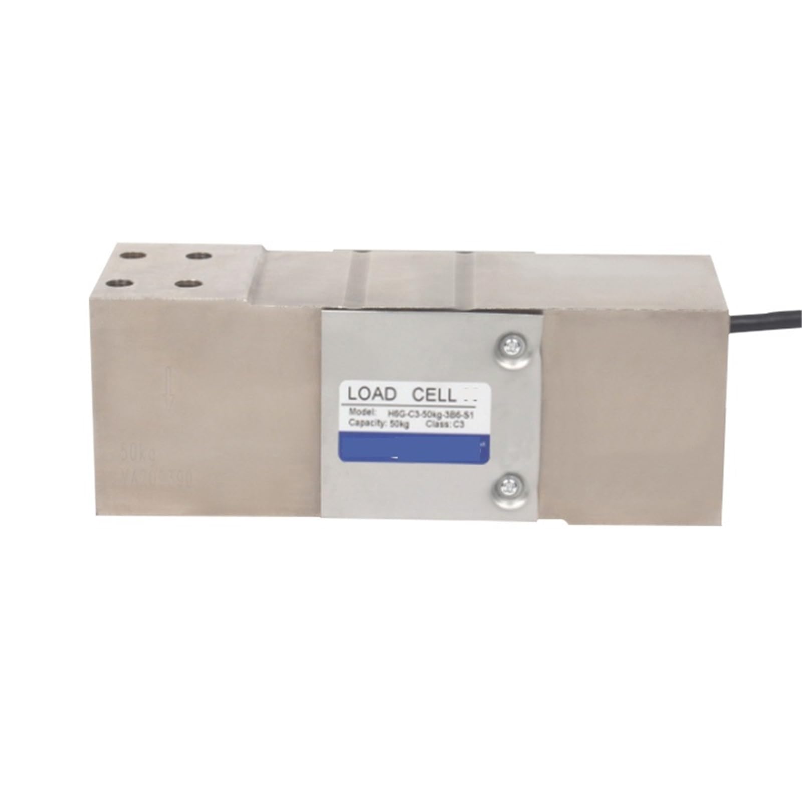 1 pieza H6G báscula de embalaje célula de carga sensor de pesaje de acero inoxidable puente de pesaje sensor de peso de medición(600kg)