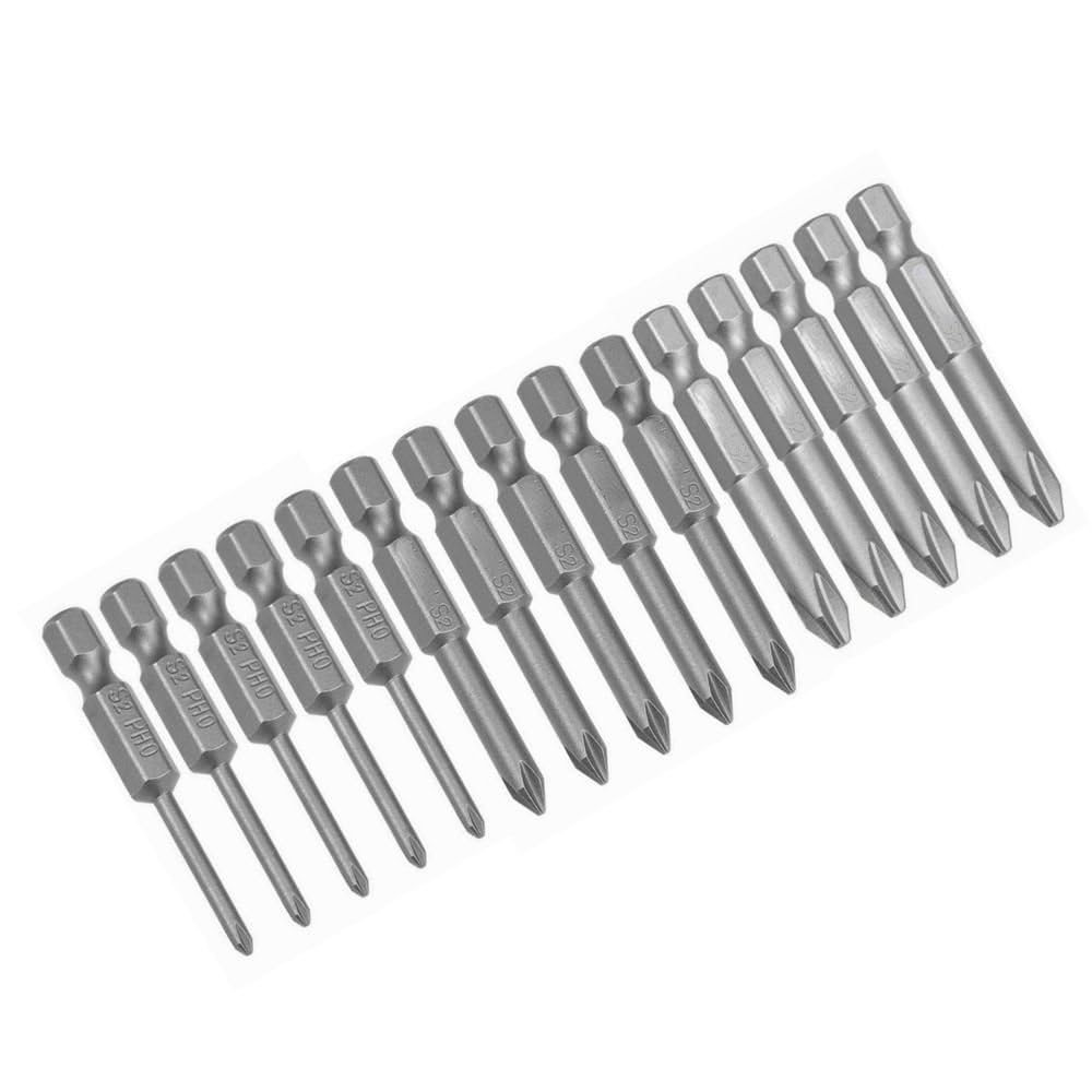 Ruxyoie 5Pcs Ph0 5Pcs Phillips Magnetic Bit Set 50Mm Ph0 Ph1 Ph2