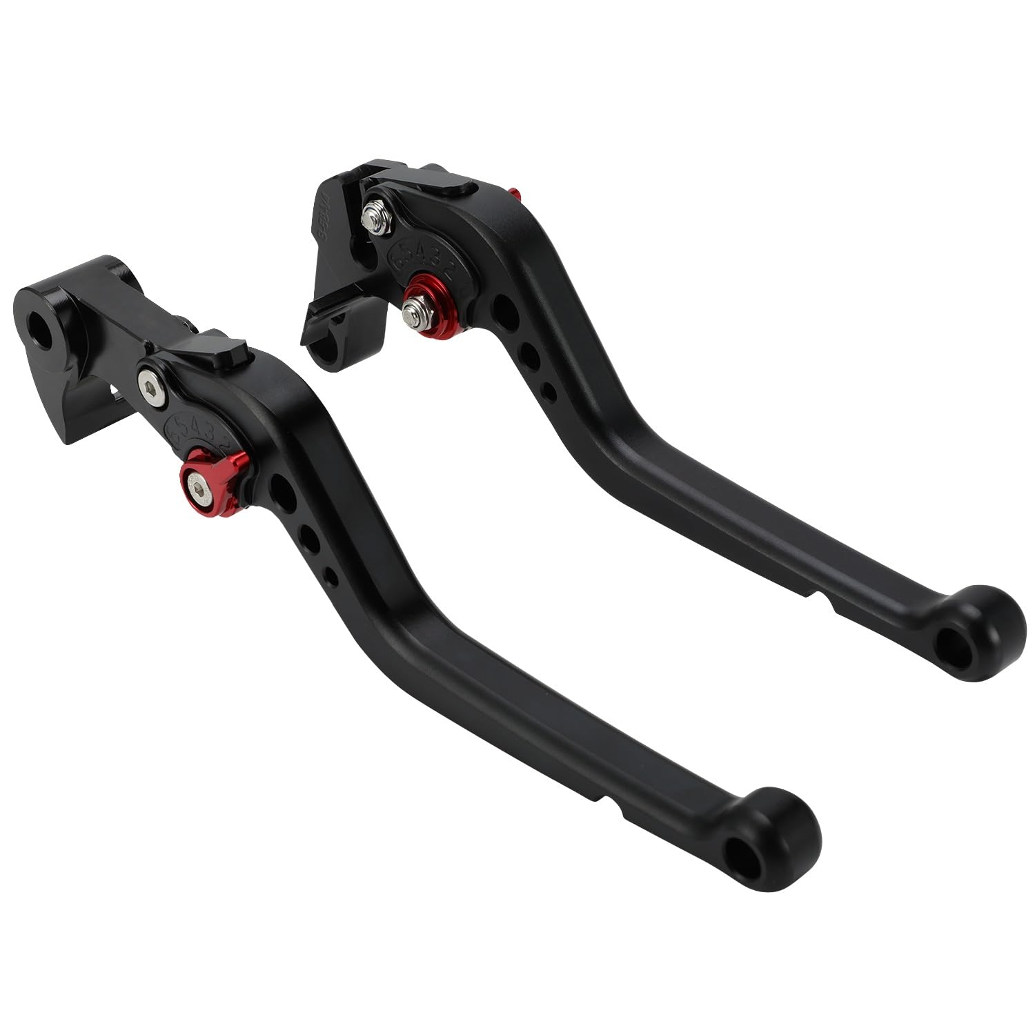 Leva Frizione Freno per R6 2016 2017 2018-2024 Moto Leva di Frizione del Freno Anteriore Maniglie di Controllo Tamburo Leva Pieghevole Regolabile Pit Elettrico Dirt Bike(Black)