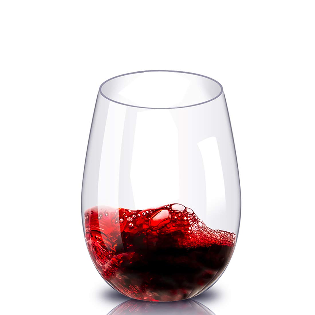 Buy Incrizma Spirits Stemless Wine Glasses for Red or White Wine 530 ml, Set of 6 Online at
