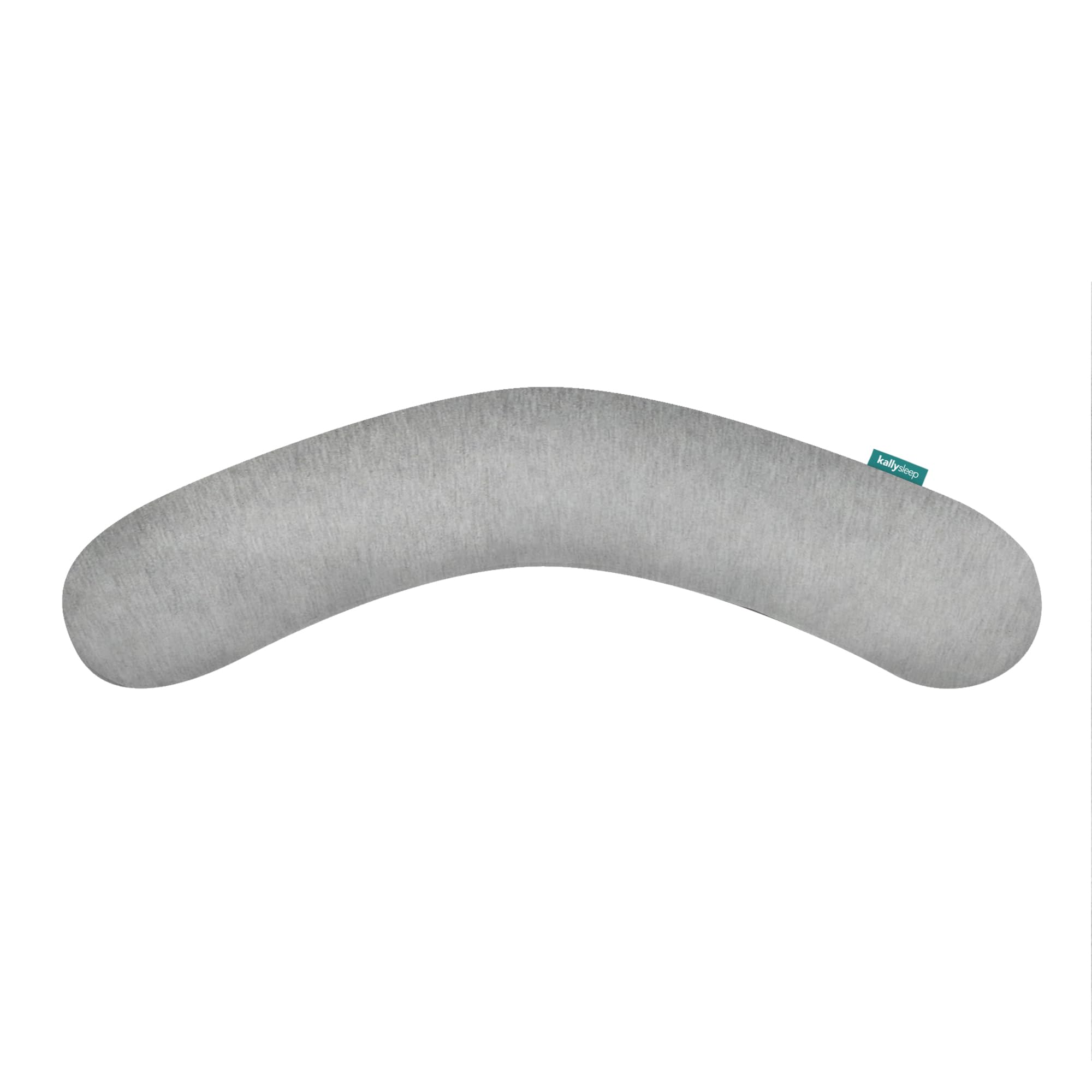 Kally Sleep Grey Kally Full Body Sleep Support Pillow Cover - Jersey Cotton Material - Fits The 145 X 35Cm Pillow - Replaceable & Washable Pillowcase - 145 X 35Cm,
