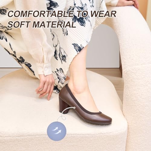 Women's Orthopedic Loafers Comfortable Low Heel Slip On Dress Shoes with Advanced Orthotic Support for All Day Comfort4