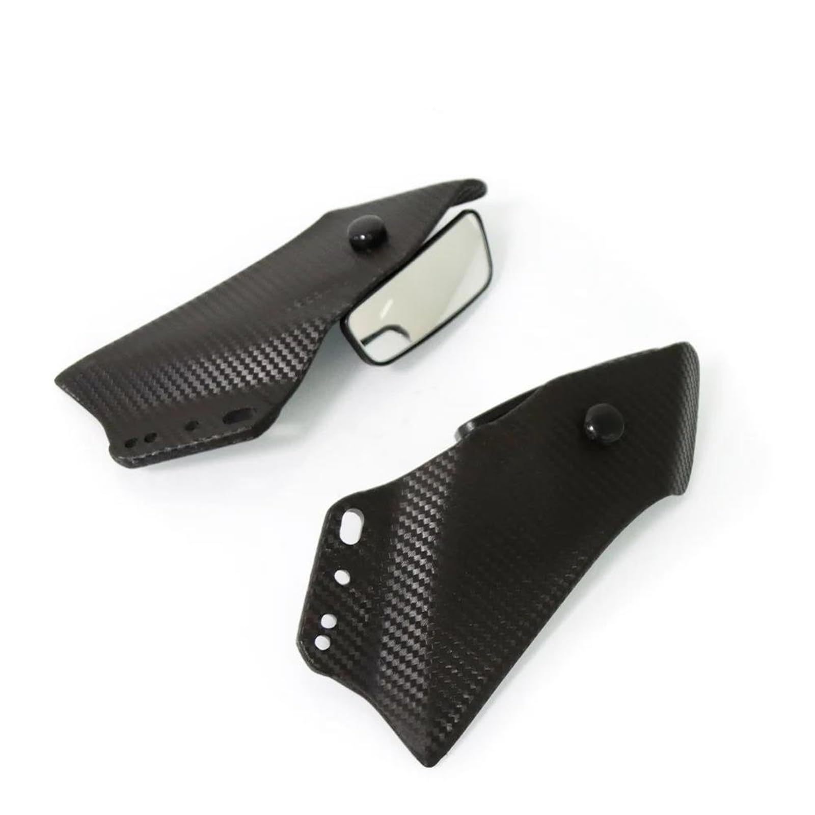Moto Side Winglet 1 Coppia Aerodinamica Carenatura Ala Spoiler Per CBR650R CBR 650 R CBR650 2019-2022(Black-f)