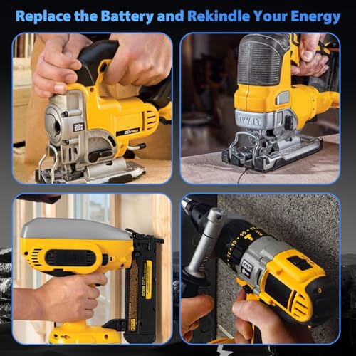 Lileipower LIDCB206-2 Pack 20V 6.0Ah Replacement Battery Compatible With Dewalt 20V Max Battery Dcb205 Dcb206 Dcb204 Dcb203 Dcb200 Replacement thumb #8