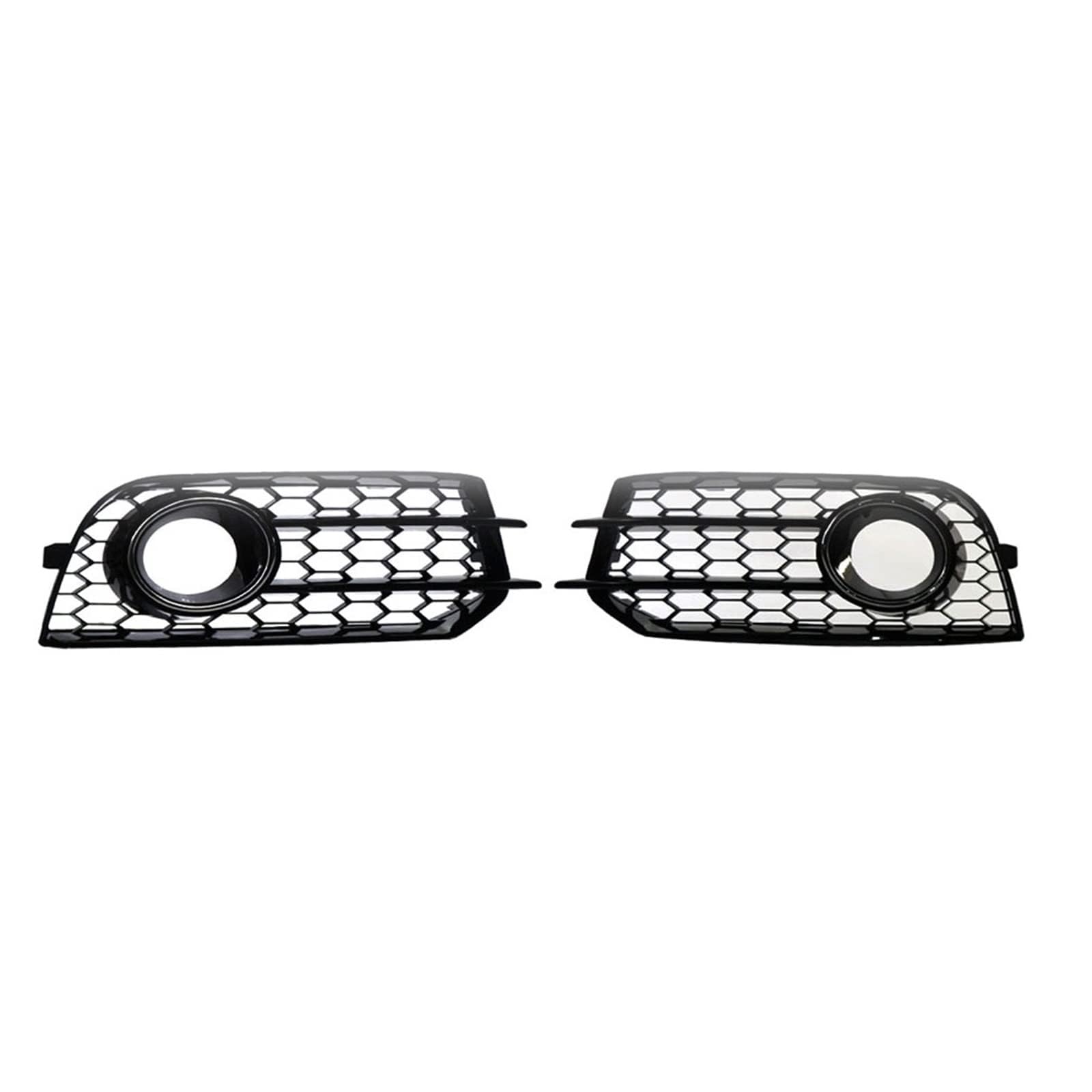 Auto Griglia Anteriore Paraurti Griglia per Audi A1 8X 2010-2014, ABS Sportiva Griglie Anteriori Radiatore Fendinebbia Griglia a Nido d'Ape Auto Accessori