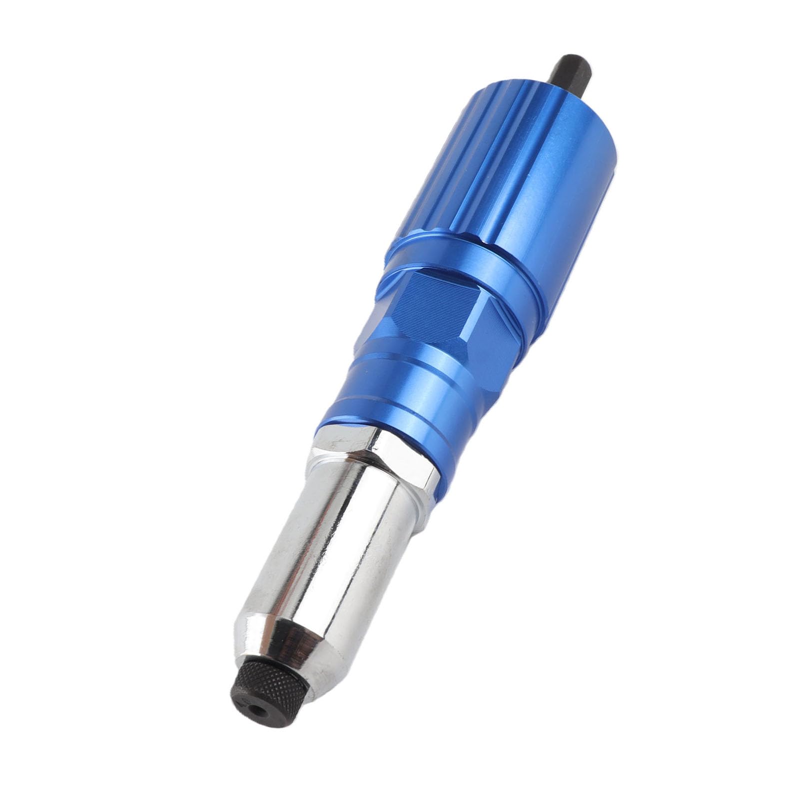 lyrlody Adattatore per Rivettatrice Elettrica, Trapano Convertitore Rivetti, Impugnatura Ergonomica Leggera per Rivetti Ciechi 2,4 3,2 4,0,8 Mm