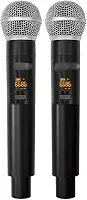 Microfone Sem Fio Profissional Duplo Dylan DW-602 Max – UHF com 26 Canais, Visor Digital e Cápsula Cardioide