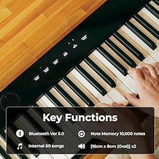 Casio PX-S1100 Privia Digital Piano - Black Bundle with Adjustable Stand, Bench, Sustain Pedal, Instructional Book, Online Lessons, Instructional DVD, and Austin Bazaar Polishing Cloth