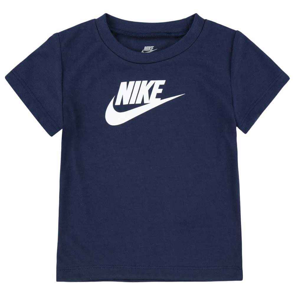 NIKE Baby Futura SS T-Shirt, Midnight Navy, 12 Months