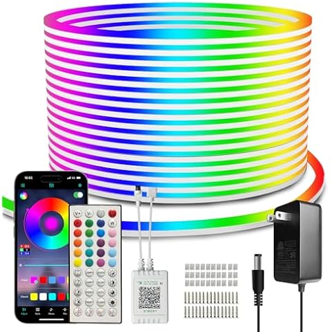 XINKAITE 32.8ft LED Neon Rope Lights Cover