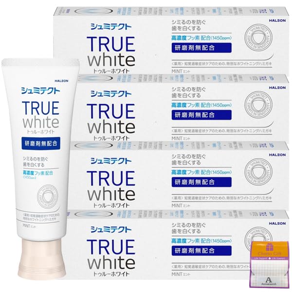 Amazon | 【4個セット】薬用 シュミテクト トゥルーホワイト 研磨剤無
