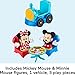 Fisher-Price Little People Toddler Toy Disney Mickey & Friends Playset with Sounds & Phrases for Pretend Play Kids Ages 18+ Months