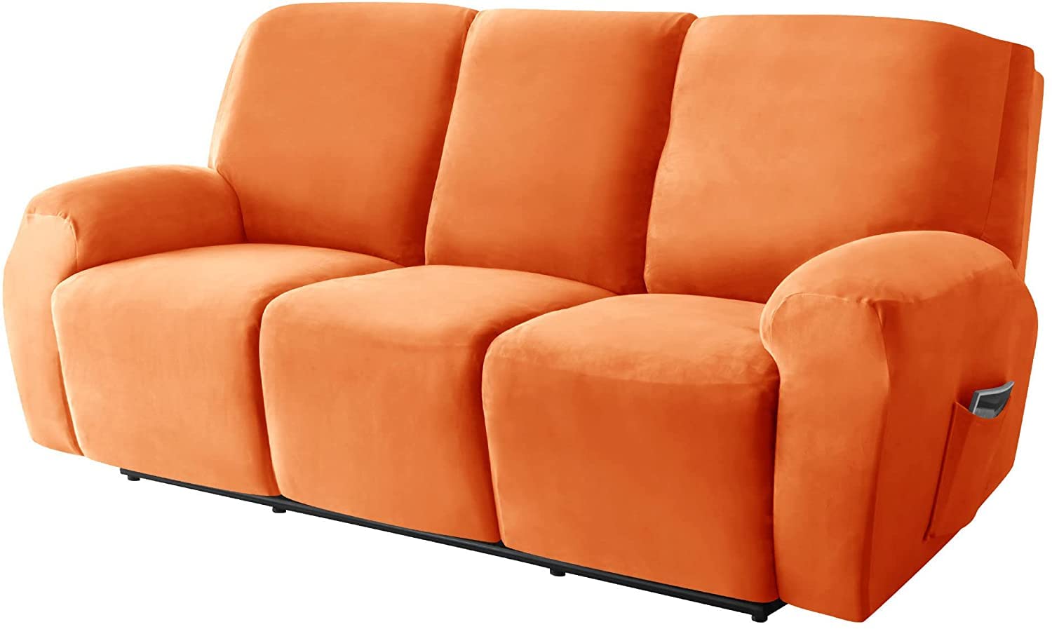 Housse de chaise longue elastique velours pour vos soirees de detente