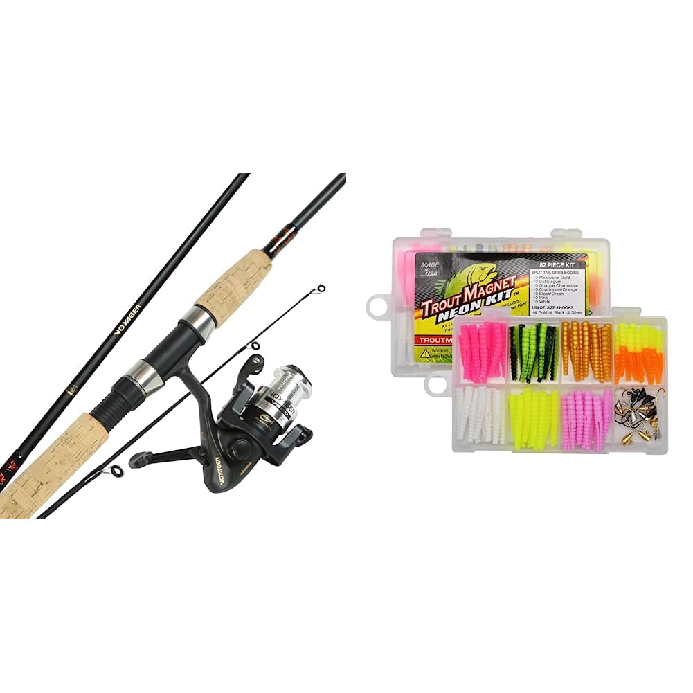 Okuma Voyager Spinning Freshwater Travel Kit, VS-605-20, Blue