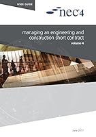 Nec4: Managing an Engineering and Construction Short Contract 0727762362 Book Cover