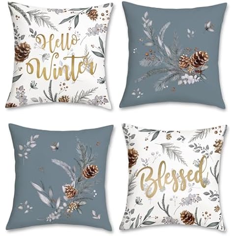 Housse de Coussin Bonhause Hiver 45x45 cm Cover