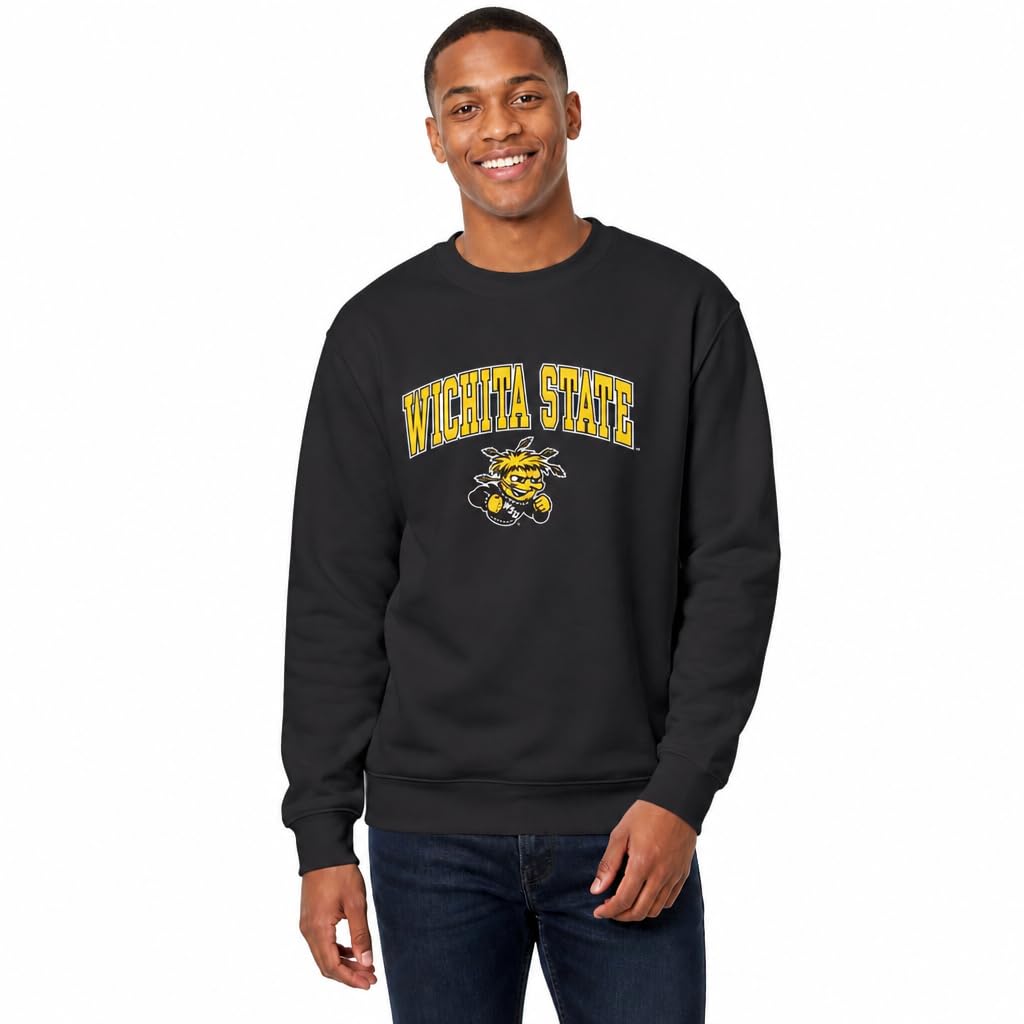 NCAA College Sweatshirt Fleece Crewneck Pullover for Men and Women
