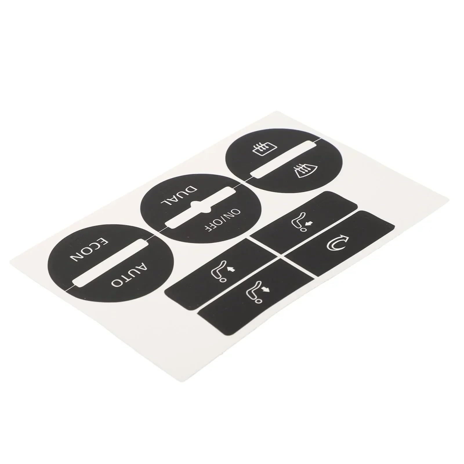 Button Repair Stickers Compatible with VW for Passat 2005-2010 1pc Car Center Console Ac Climate Control Button Worn Repair Kit Decals Anti Scratch