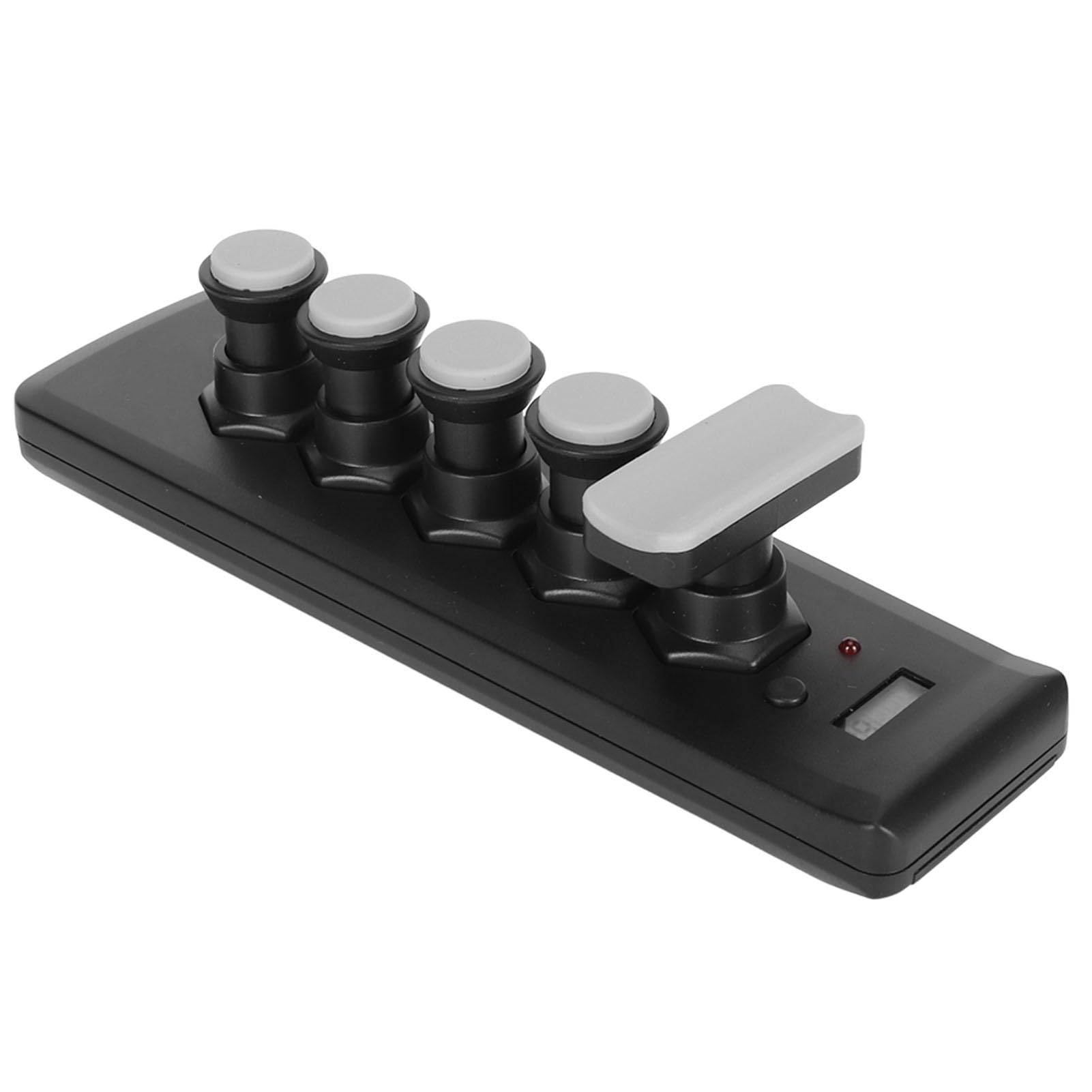 Luqeeg Guitar Chord Trainer, Portable Guitar Neck for Trainer Beginner, Left Hand Practice Exercise Tool with Counting Function and Zeroing Key, Guitar Attachment for Beginners