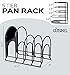 Cuisinel Heavy Duty Pots and Pans Organizer Rack - 12.2