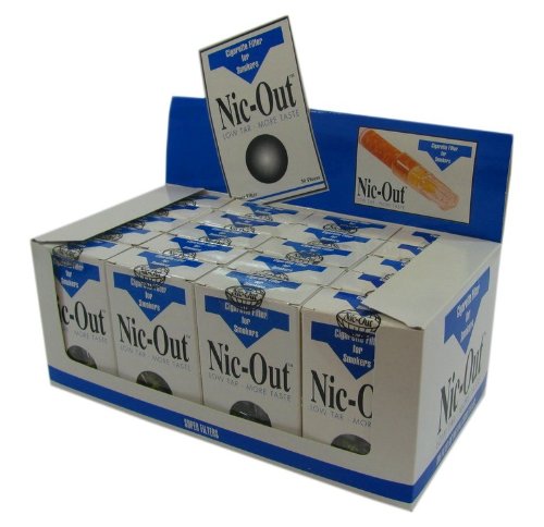 cigarette filters to quit smoking Amazon.com: NIC OUT Cigarette Filters 2 Cartons/Boxes 40 Packs (1200 Filters)  Smoking Free Tar & Nicotine Disposable Nicout Holders for Smokers Don't Quit  Smoking Nicfree : Health & Household
