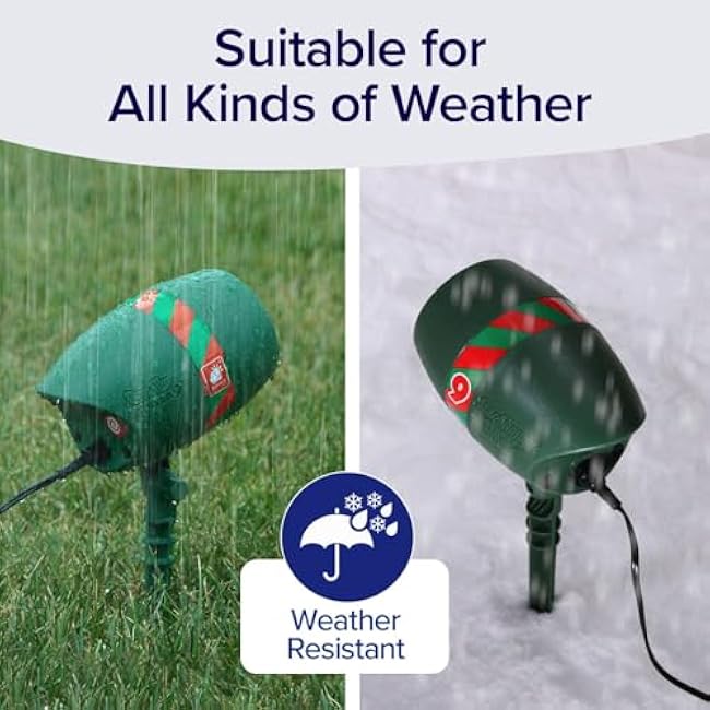 Star Shower Ultra 9 Laser Holiday Projector with 3 Color Combinations