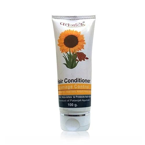 Patanjali Acondicionador para el cabello, control de daños, 3.53 oz, paquete de 2