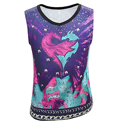 Disfraz Mal para Niñas con Chaqueta, Camisa, Pantalón y Peluca miniatura 3
