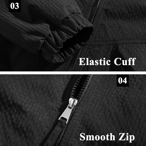 Men's Lightweight Jackets Casual Windbreaker Utility Shirt Jacket Coat4