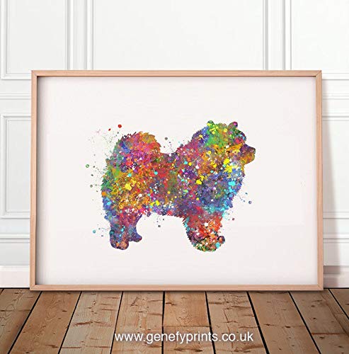 Chow Chow Watercolour Print