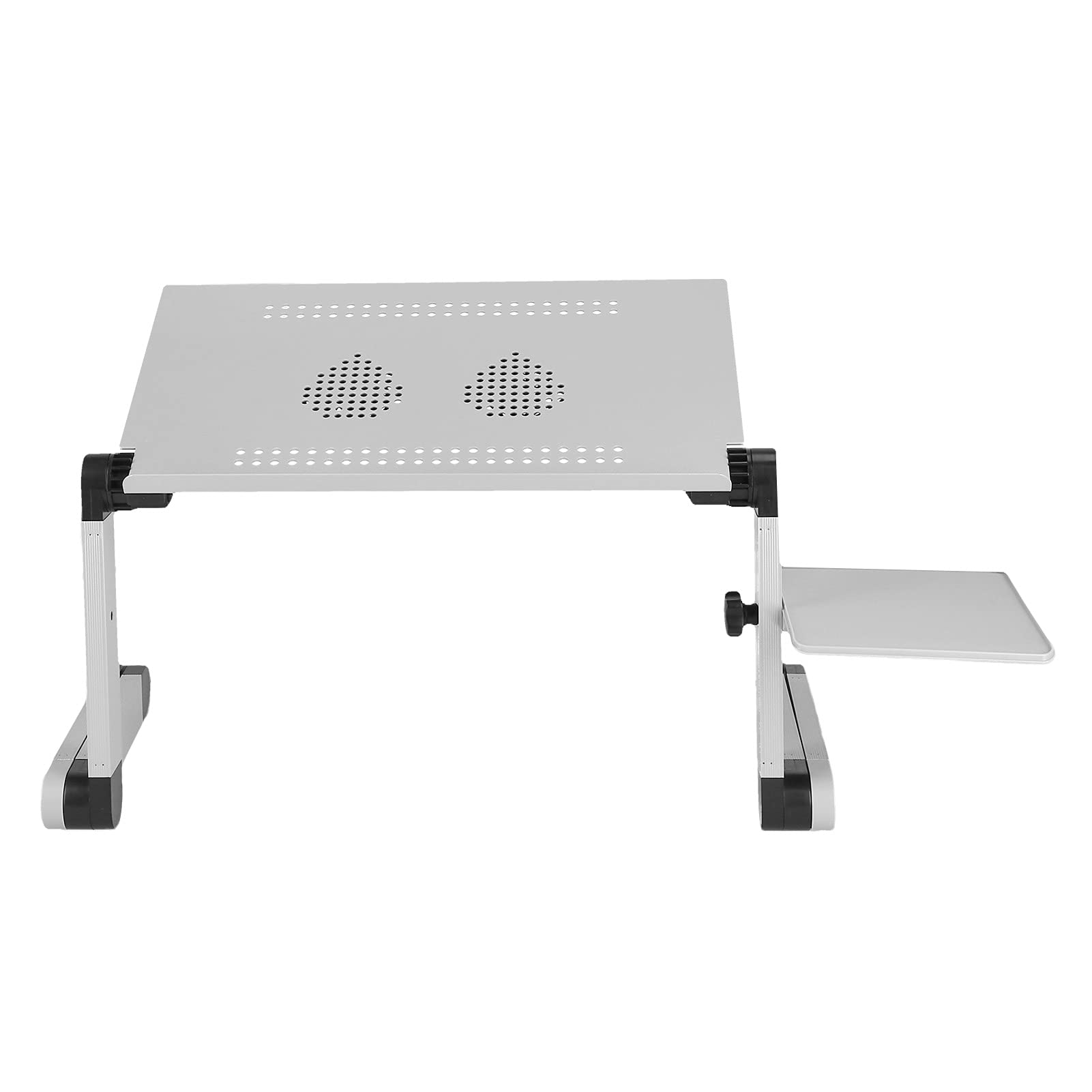 Fdit Stół Laptopowy z Aluminiowej Stali z Wentylatorem, Regulowana