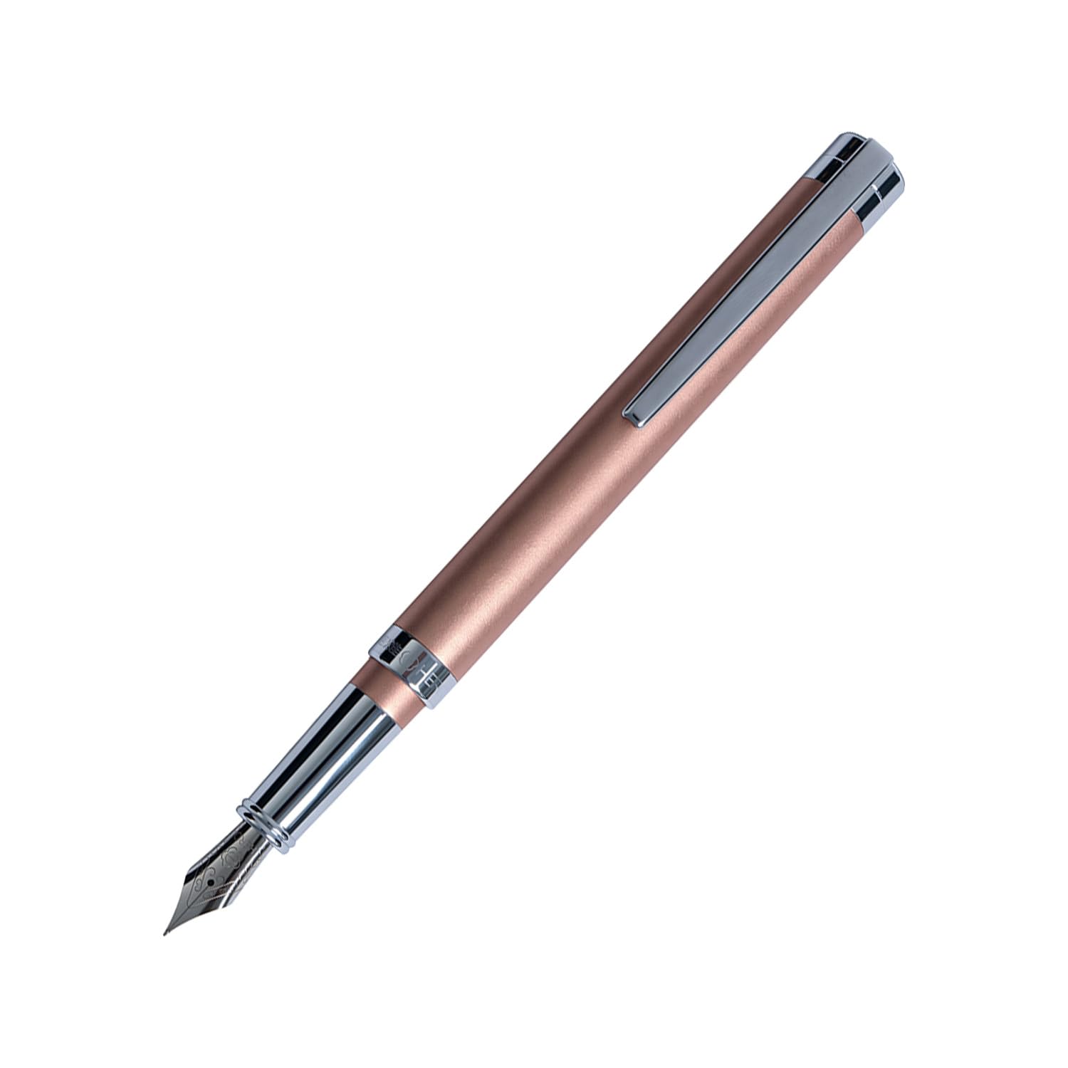 HERO 8203 Practical Metal Gold Fountain Pen for Women Girls, 0.5mm Fine Iridium Nib Signature Pen, Dual Use Ink Cartridge & Converter Elegant Ladies Daily Writing Fountain Pen with Box