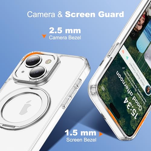 Coque iPhone 15 compatible Mag-Safe protection militaire rigide