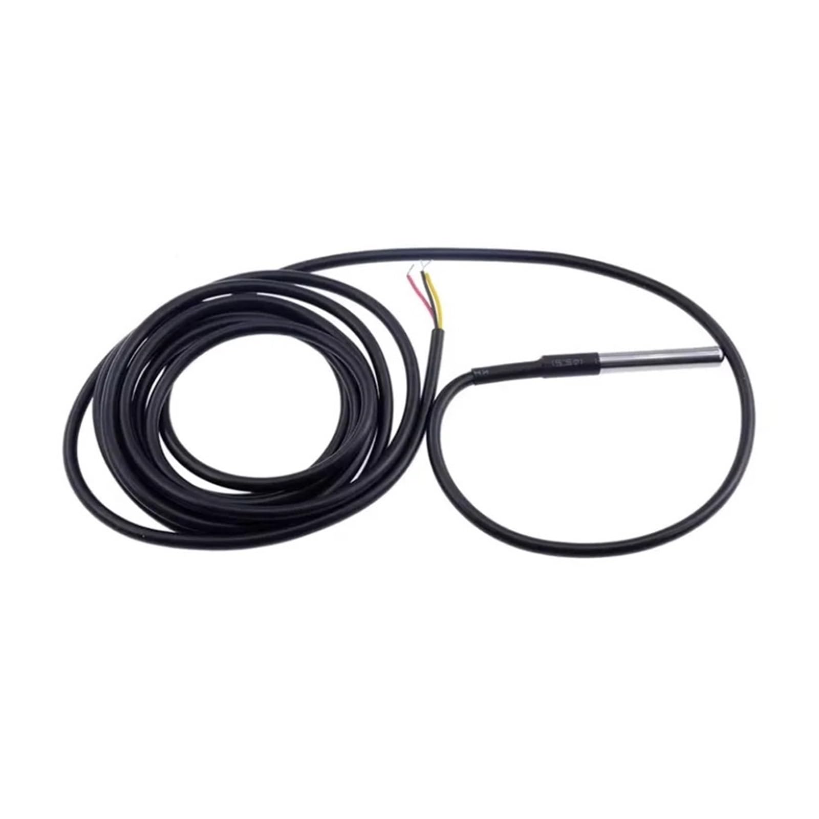 5 uds DS18B20 temperatura impermeable, Compatible con Arduino, sonda del Sensor Sensor de temperatura Digital de acero inoxidable 1M 2M 3M 5M Cable(5M)