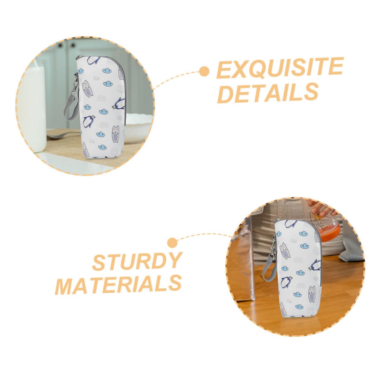 Toyvian 6piezas Bolsa Térmica Aislada para Biberones Pack De Unidades para Lactancia y Alimentación Infantil Diseño Práctico y Portable para Mamás Protección Térmica y Organización