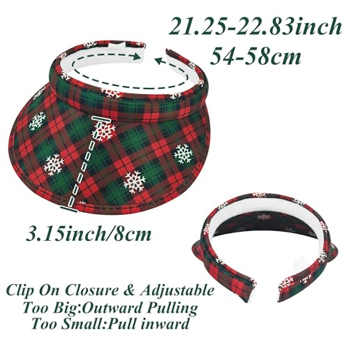 Image of 2 Pack Sun Visor Hats Women Men Clip On Wide Brim Visors Hat Outdoor Sports Golf Beach Travel Tennis Caps